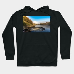 Overflow at Ladybower reservoir, Bamford, Derbyshire,UK Hoodie